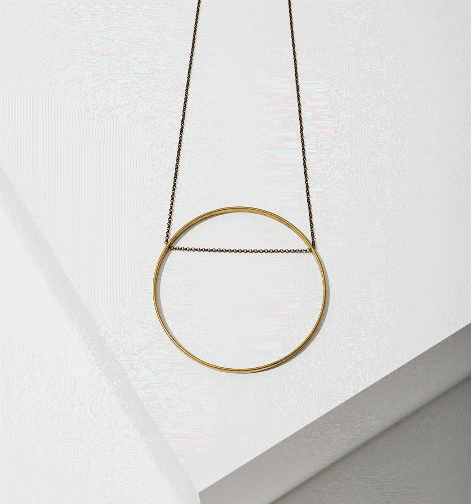 Horizon Circle Necklace