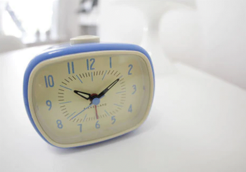 Retro Alarm Clock - Blue