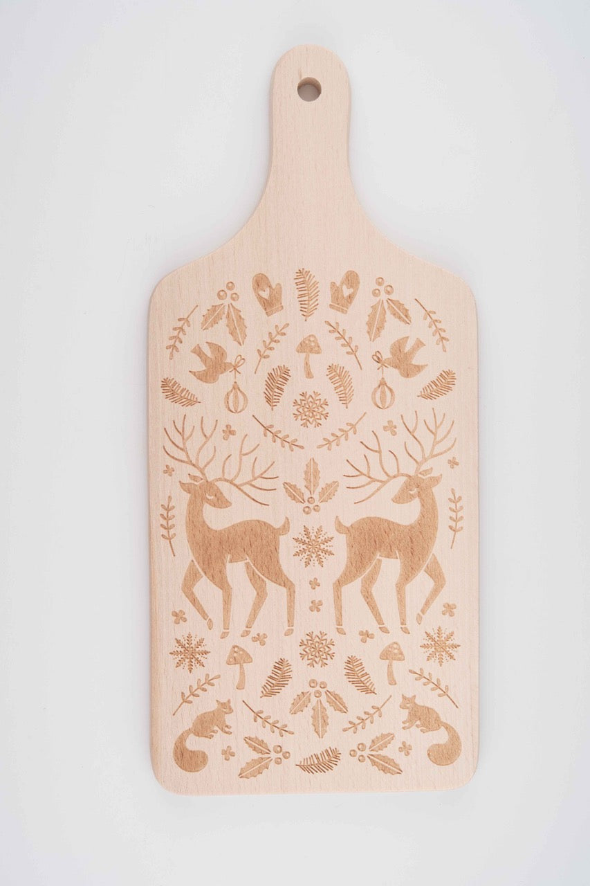 Engraved Holiday Cutting Board