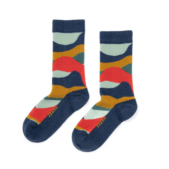 Current Crew Socks - Navy