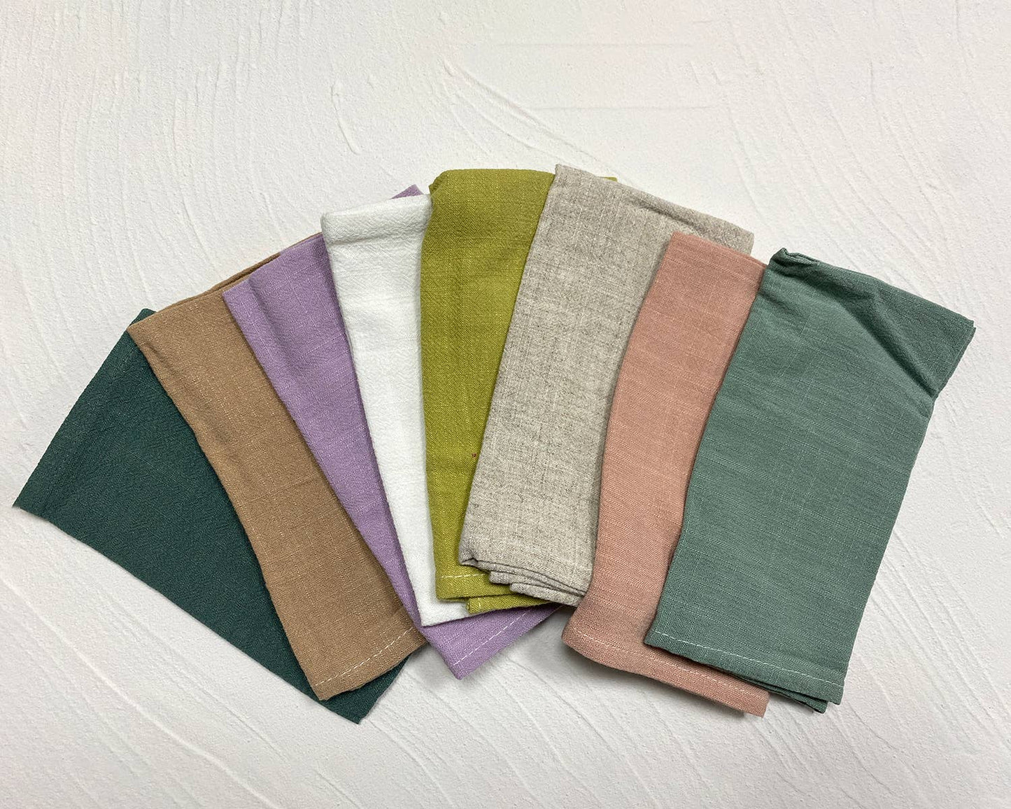 Natural Colors Cotton Napkins: Cherry pink