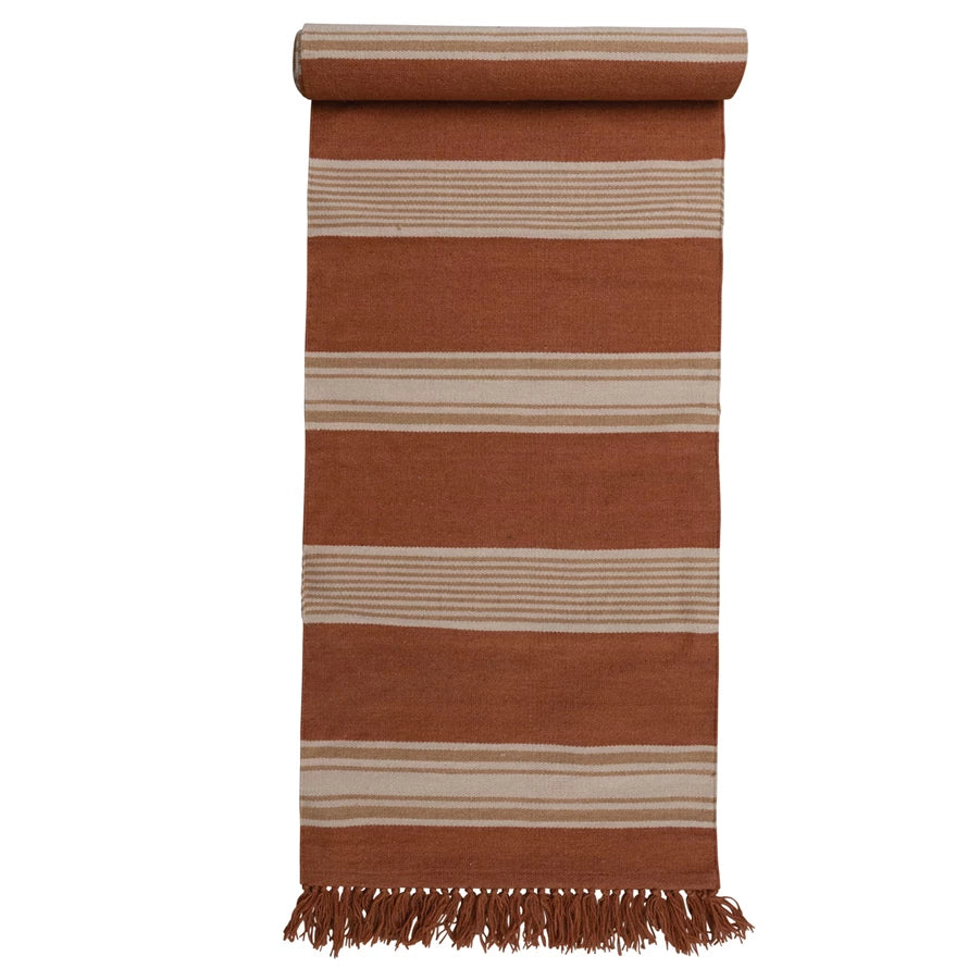 Hand-Woven Kilim Floor Runner