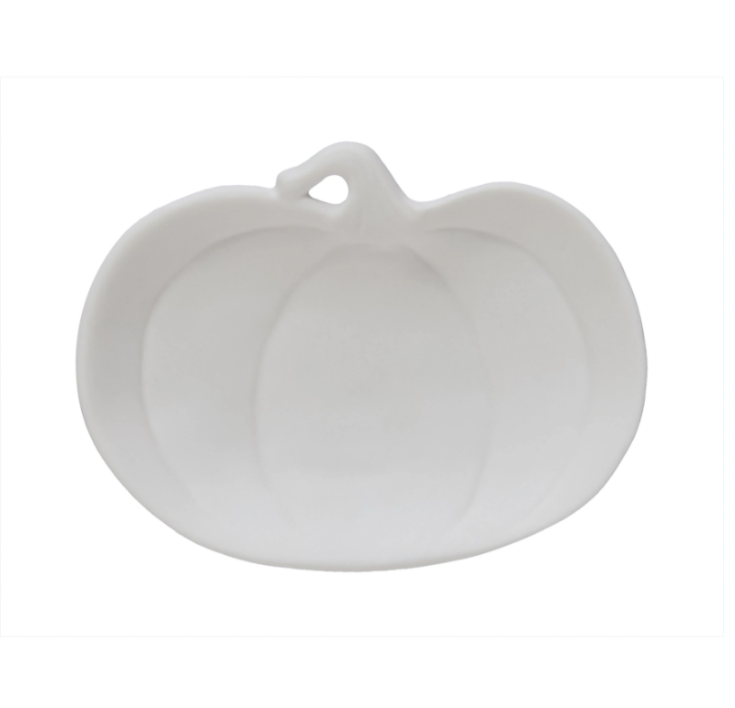 Pumpkin Shaped Stoneware Dish