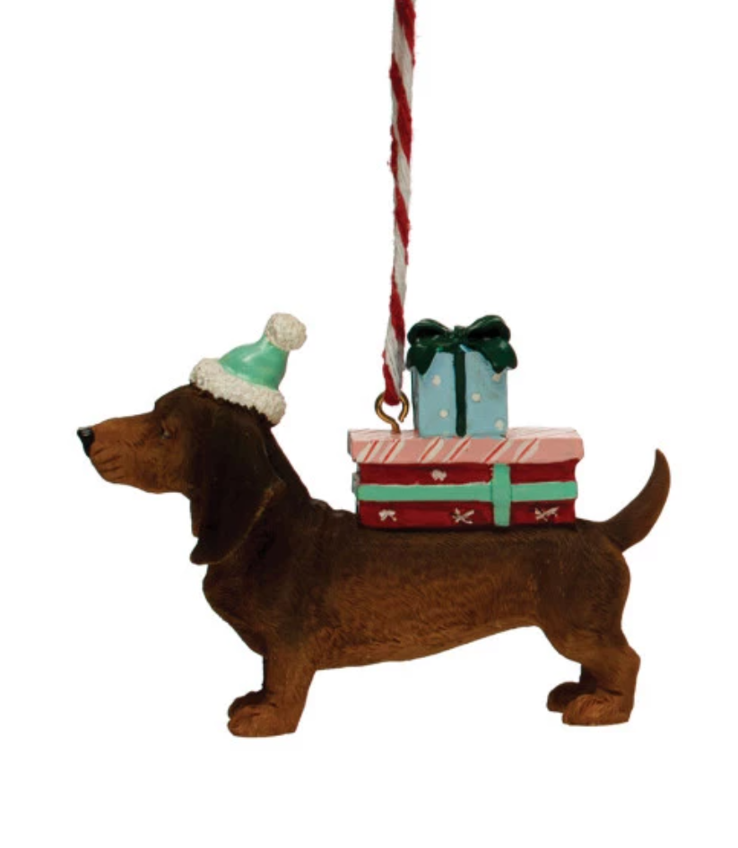 Holiday Dog Ornaments