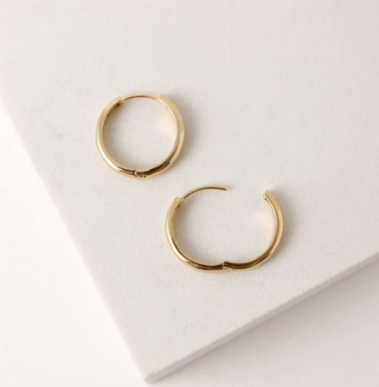 Bea 20mm Hoop Earrings - Gold