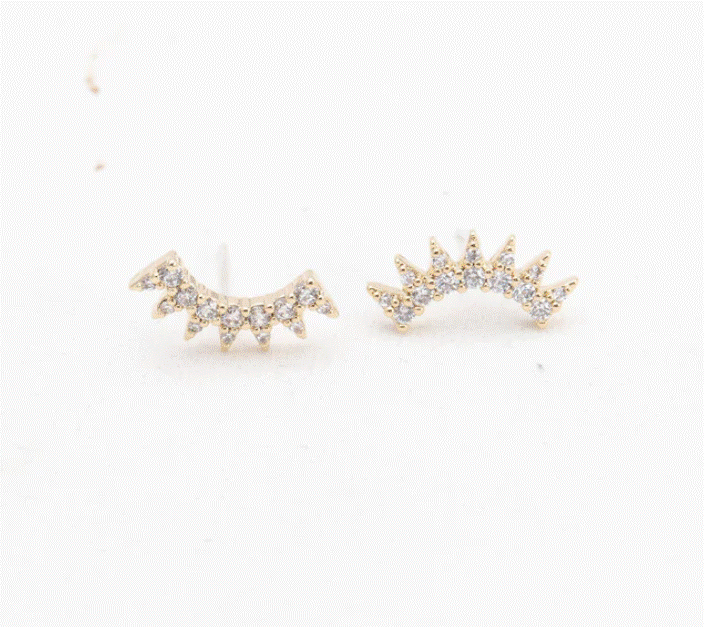 Load image into Gallery viewer, Nova Climber Earrings - Gold
