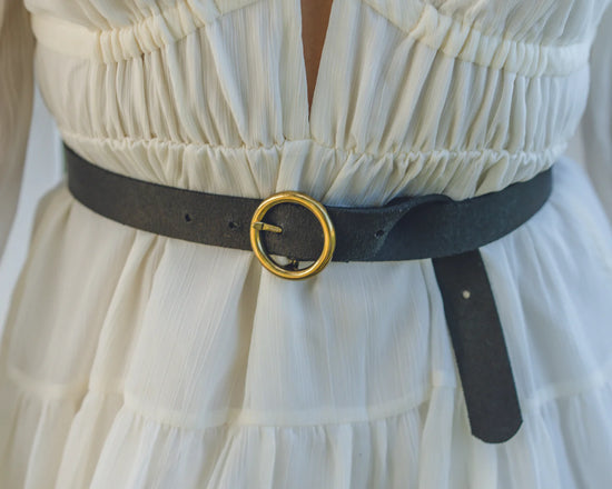 Most Wanted USA Wide Belt with Copper Tone Buckle - Black Bailey Road Most Wanted USA Wide Belt with Copper Tone Buckle - Black Bailey Road