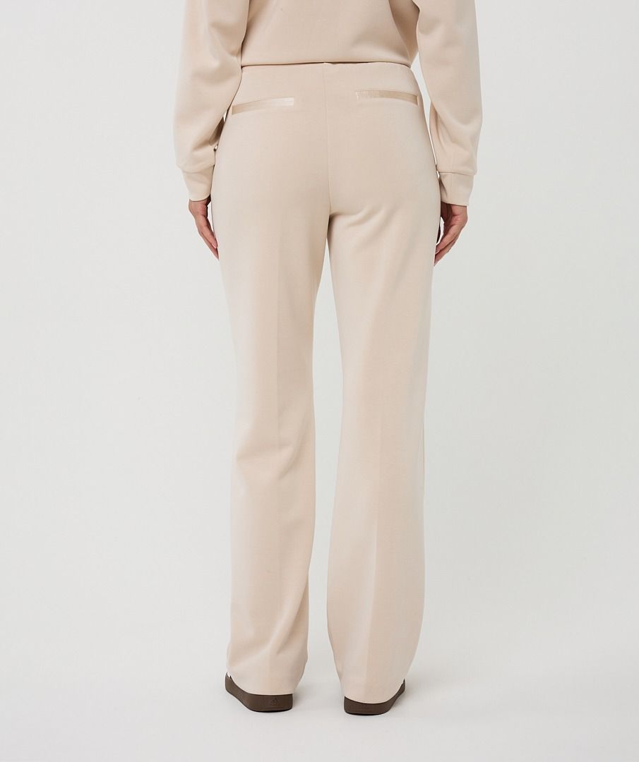 Wide Leg Modal Pants - Natural