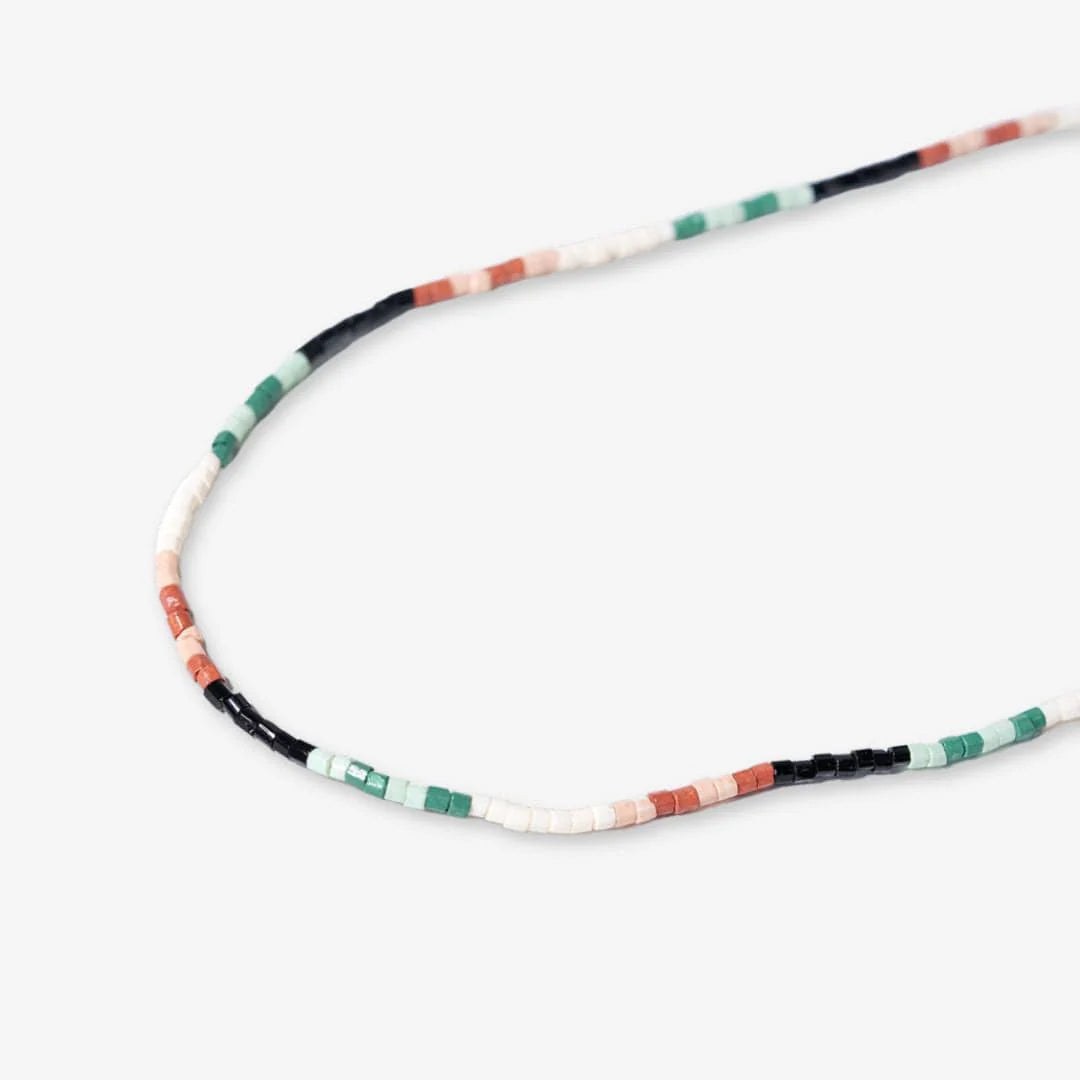 Everly Single Strand Luxe Bead Necklace - Desert