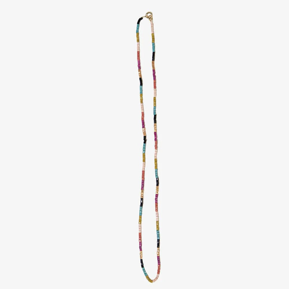 Everly Single Strand Luxe Bead Necklace - Muted