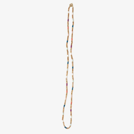 Everly Single Strand Luxe Bead Necklace - Rainbow