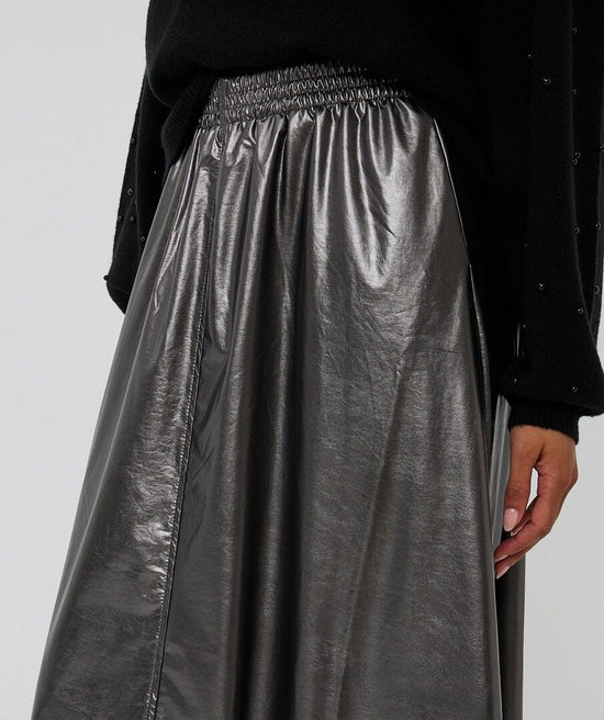 Metallic Skirt - Grey