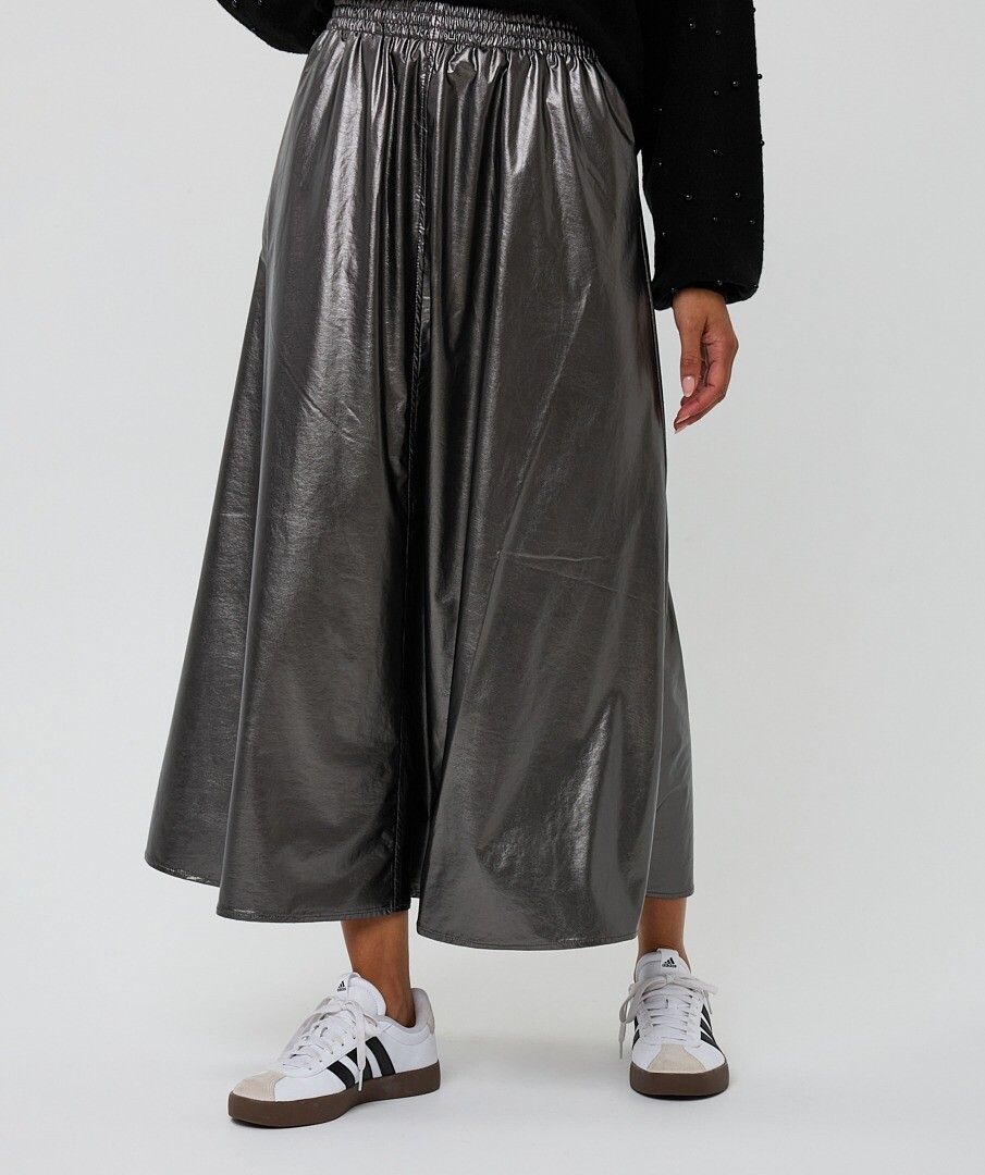 Metallic Skirt - Grey