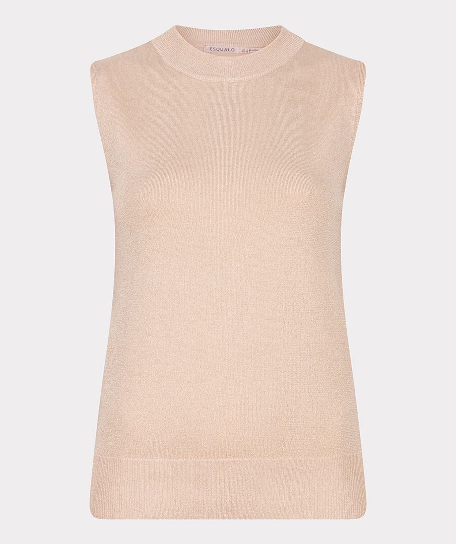 Sleeveless Mock Tank Top - Candy