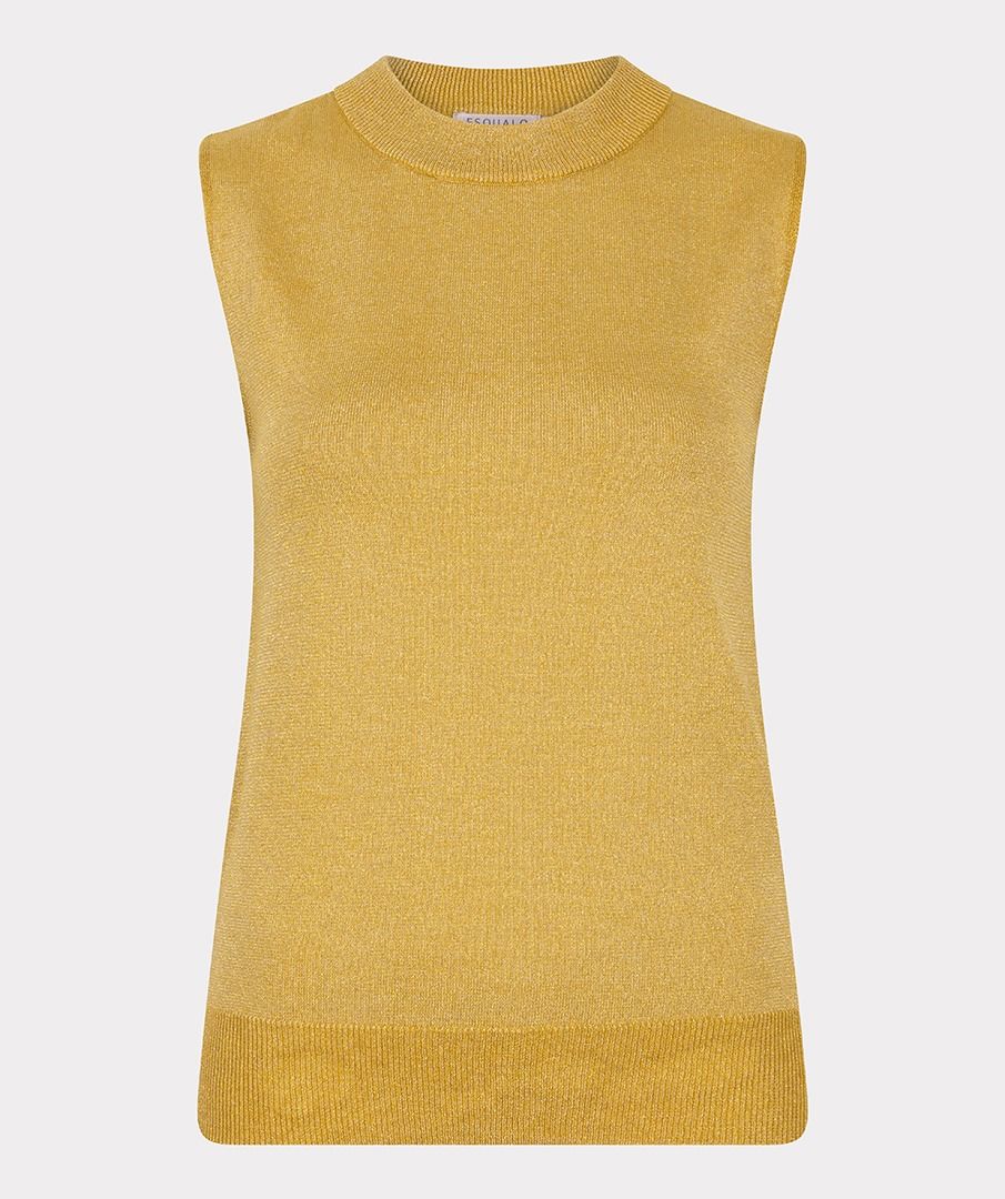 Sleeveless Mock Tank Top - Golden Olive