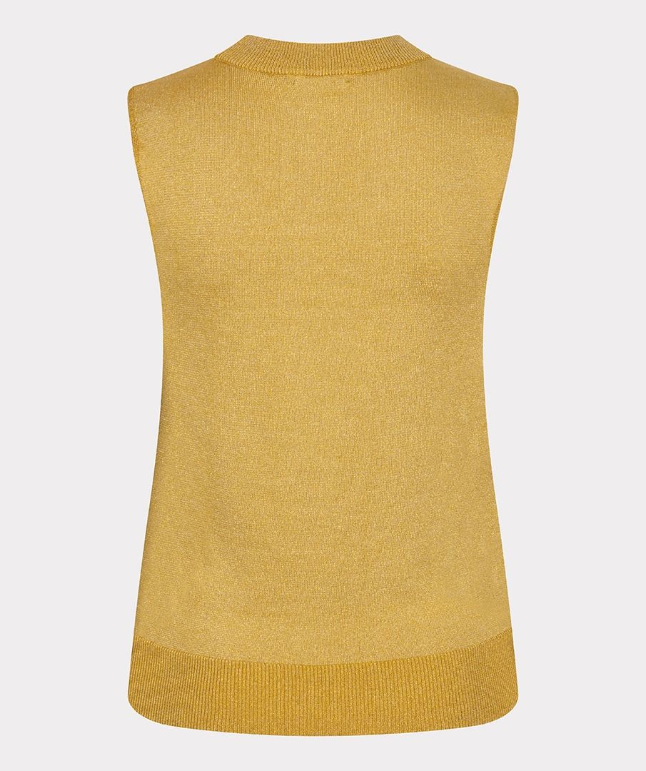 Sleeveless Mock Tank Top - Golden Olive