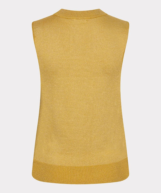 Sleeveless Mock Tank Top - Golden Olive