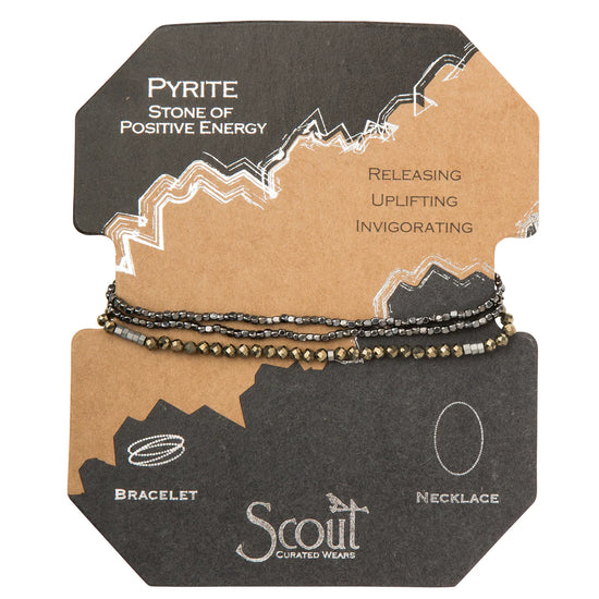Scout Delicate Wrap - Pyrite/Hematite