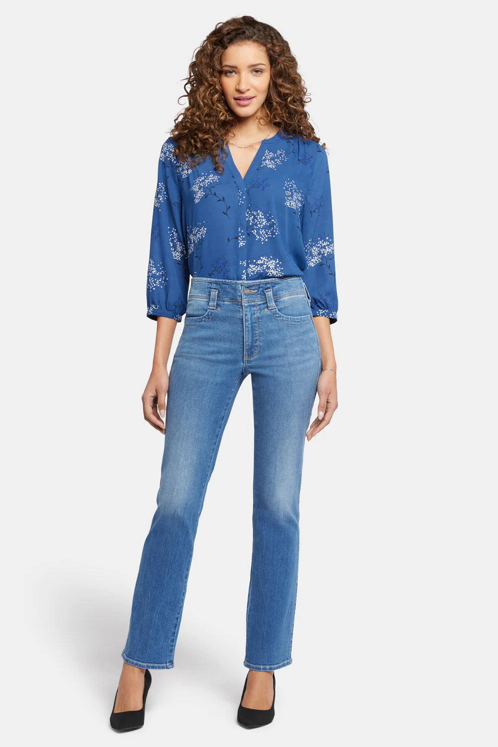 Load image into Gallery viewer, High Rise Marilyn Straight Jeans - Fairmont

