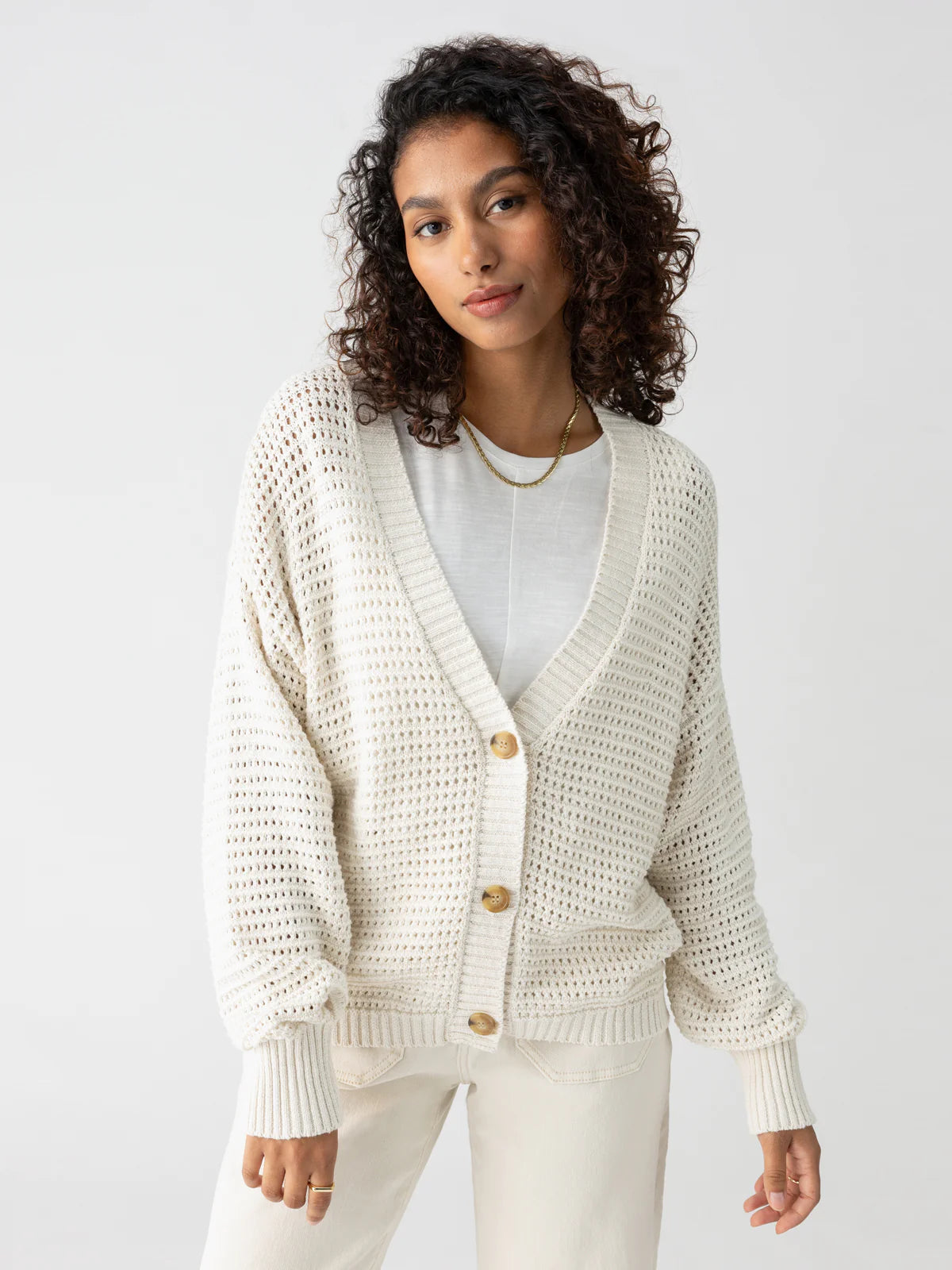 Falling for Fall Cardigan - Chalk