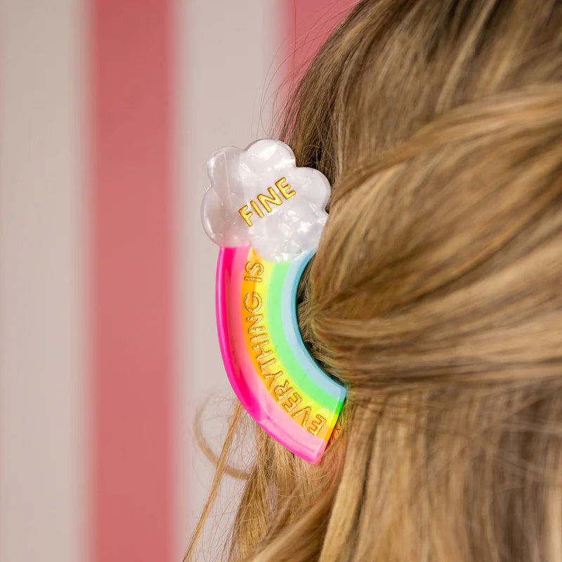 Everything is Fine Claw Hair Clip