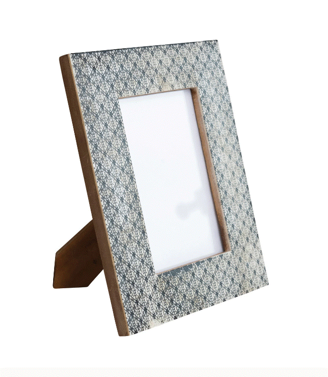 Charcoal Colored Resin Picture Frame