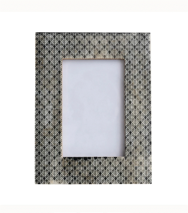 Charcoal Colored Resin Picture Frame