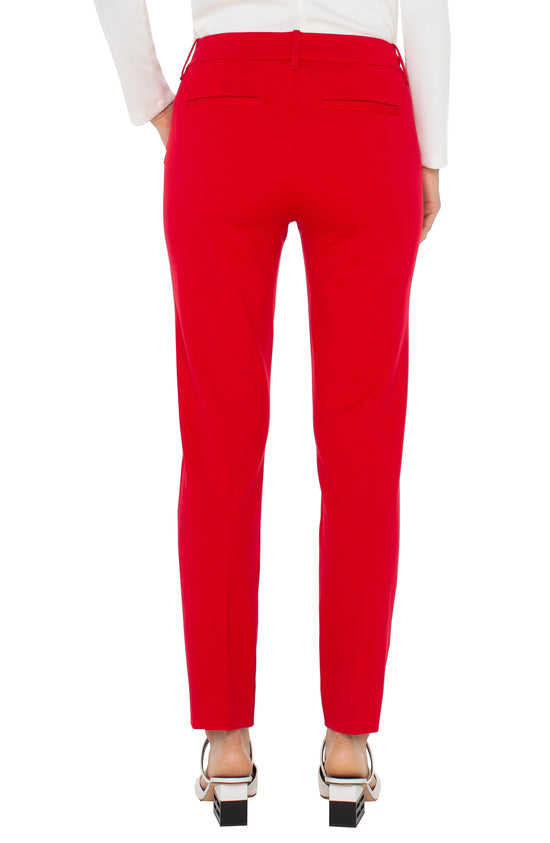 Gemma Cigarette Pants - Tango Red