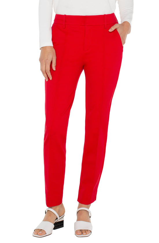 Gemma Cigarette Pants - Tango Red