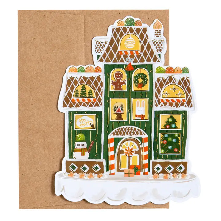 Gingerbread House Specialty Note Card Set