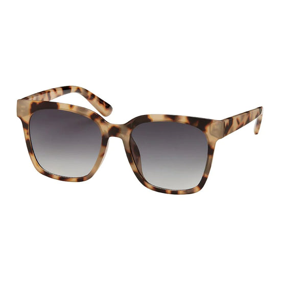 Glam Square Sunglasses - Tortoise
