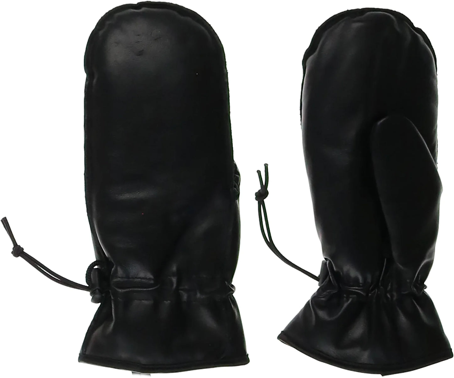 Men’s Leather Glittens - Black