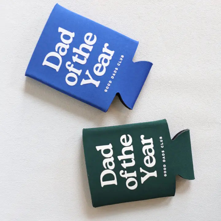 Dad of the Year Can Koozie - Green