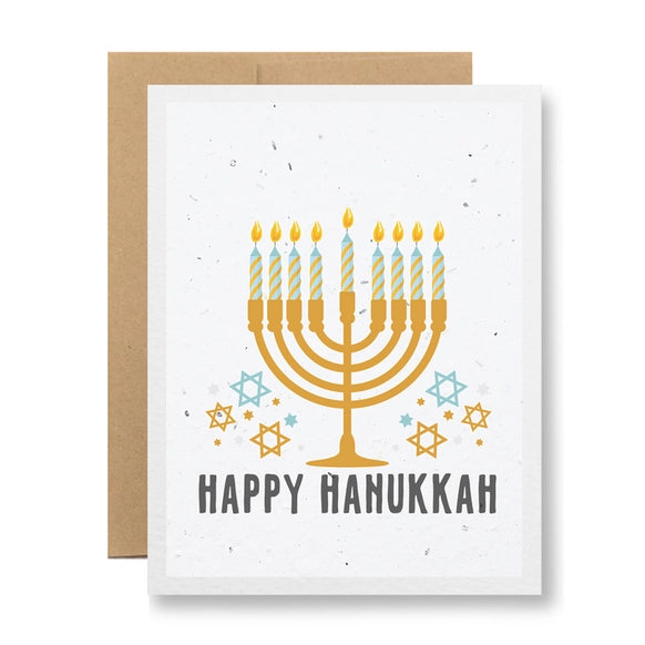 Happy Hanukkah Greeting Card