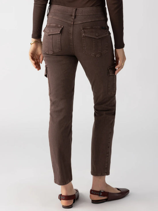 Sculpted Hayden Cargo Pants - Brown Sugar