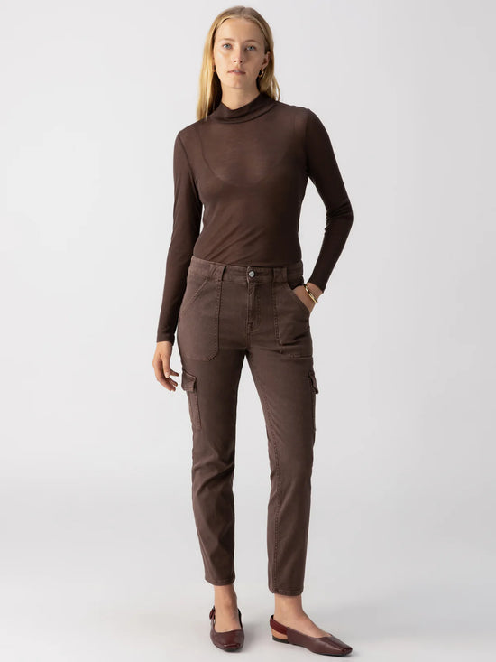 Sculpted Hayden Cargo Pants - Brown Sugar