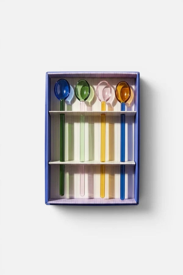 Suki Glass Spoons - Set of 4