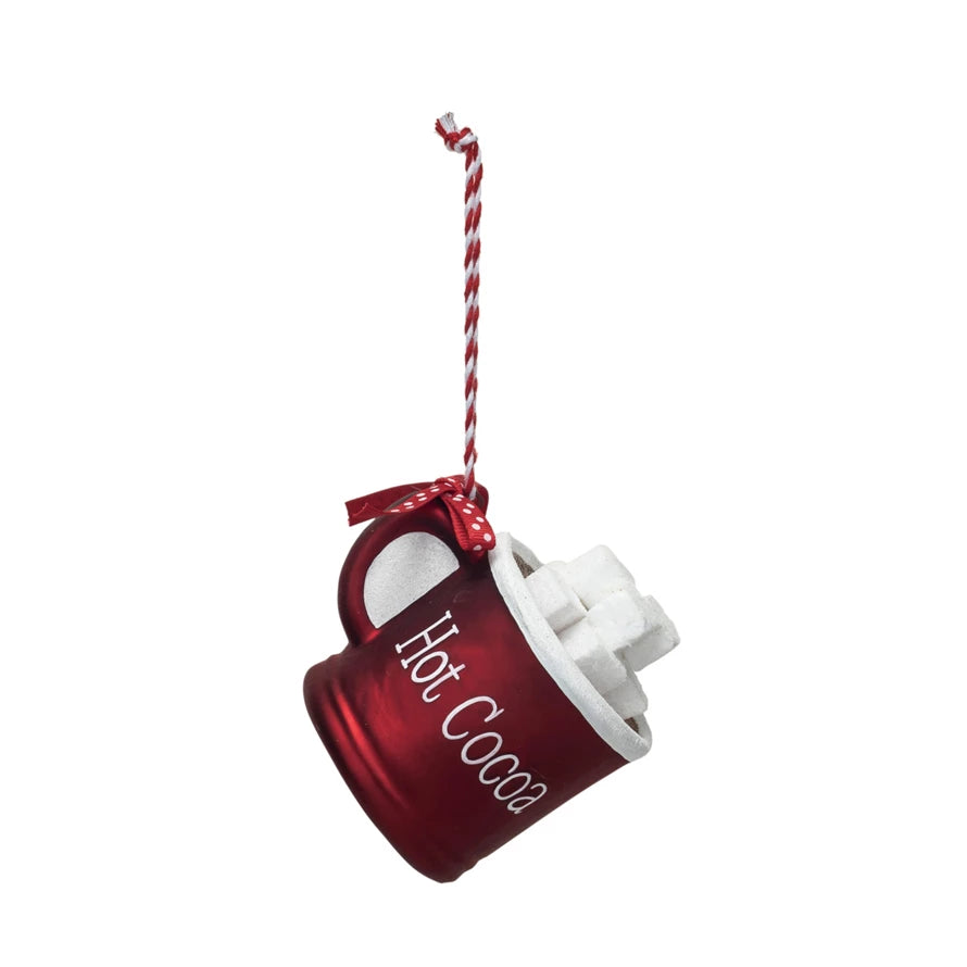 Hot Cocoa Mug Holiday Ornament