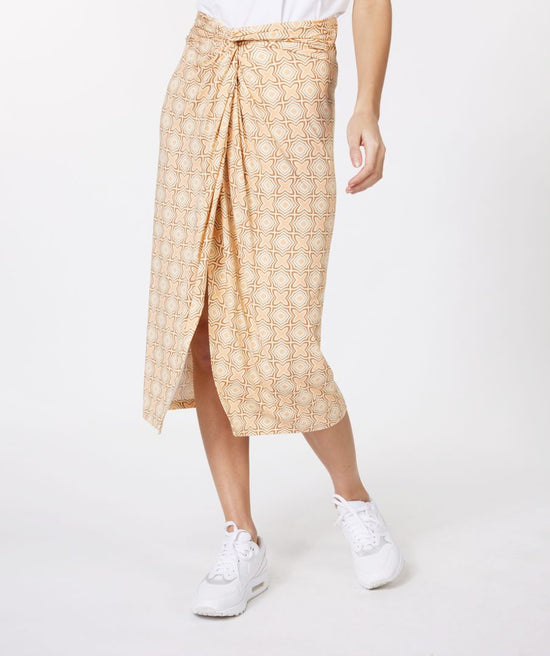 Summer Star Skirt with Knot Front