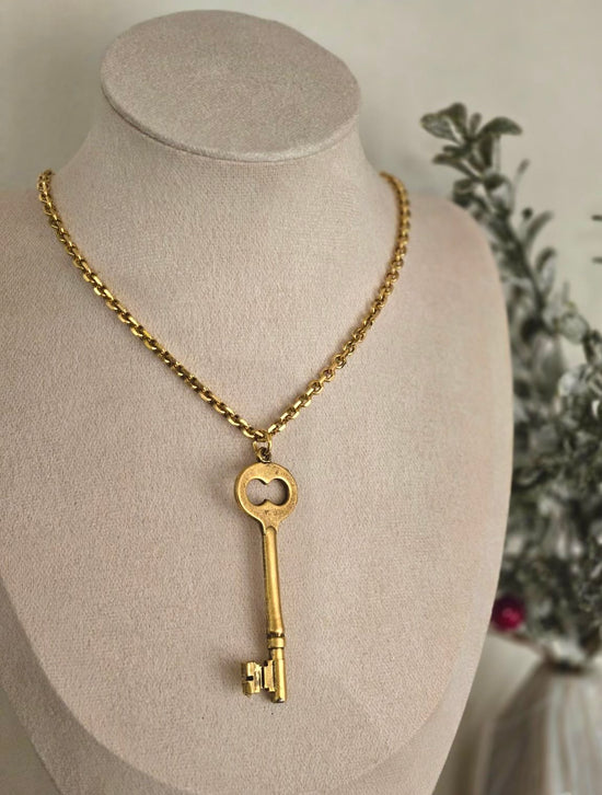 Gold Key Necklace