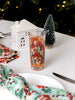 Yuletide Blooms Juice Glass - Greenery
