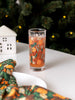 Yuletide Blooms Juice Glass - Oranges