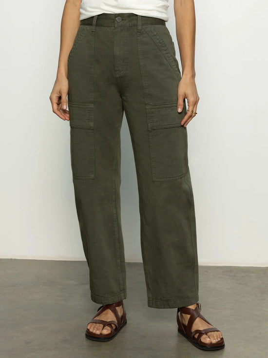 Boyfriend Utility Pants - Kalamata