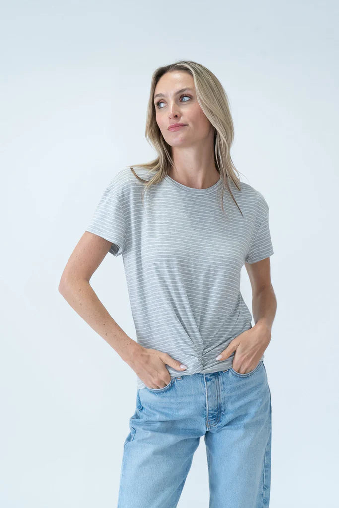 Kelly Tee - Heather Grey