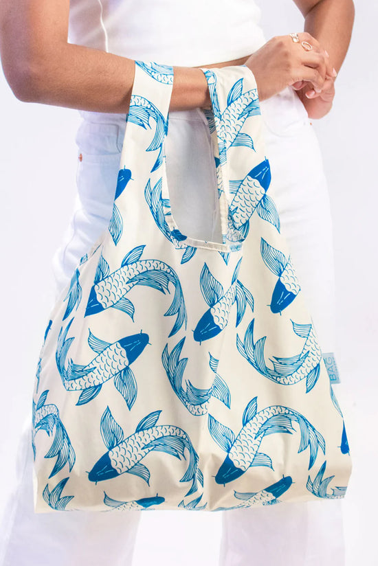 Koi Fish Print Reusable Bag