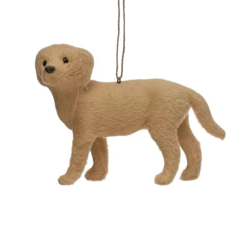 Labrador Retriever Holiday Ornament - Yellow