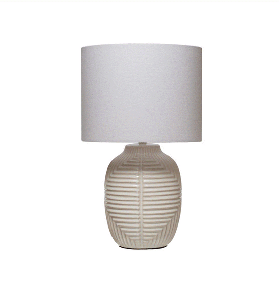 Load image into Gallery viewer, Stoneware Table Lamp
