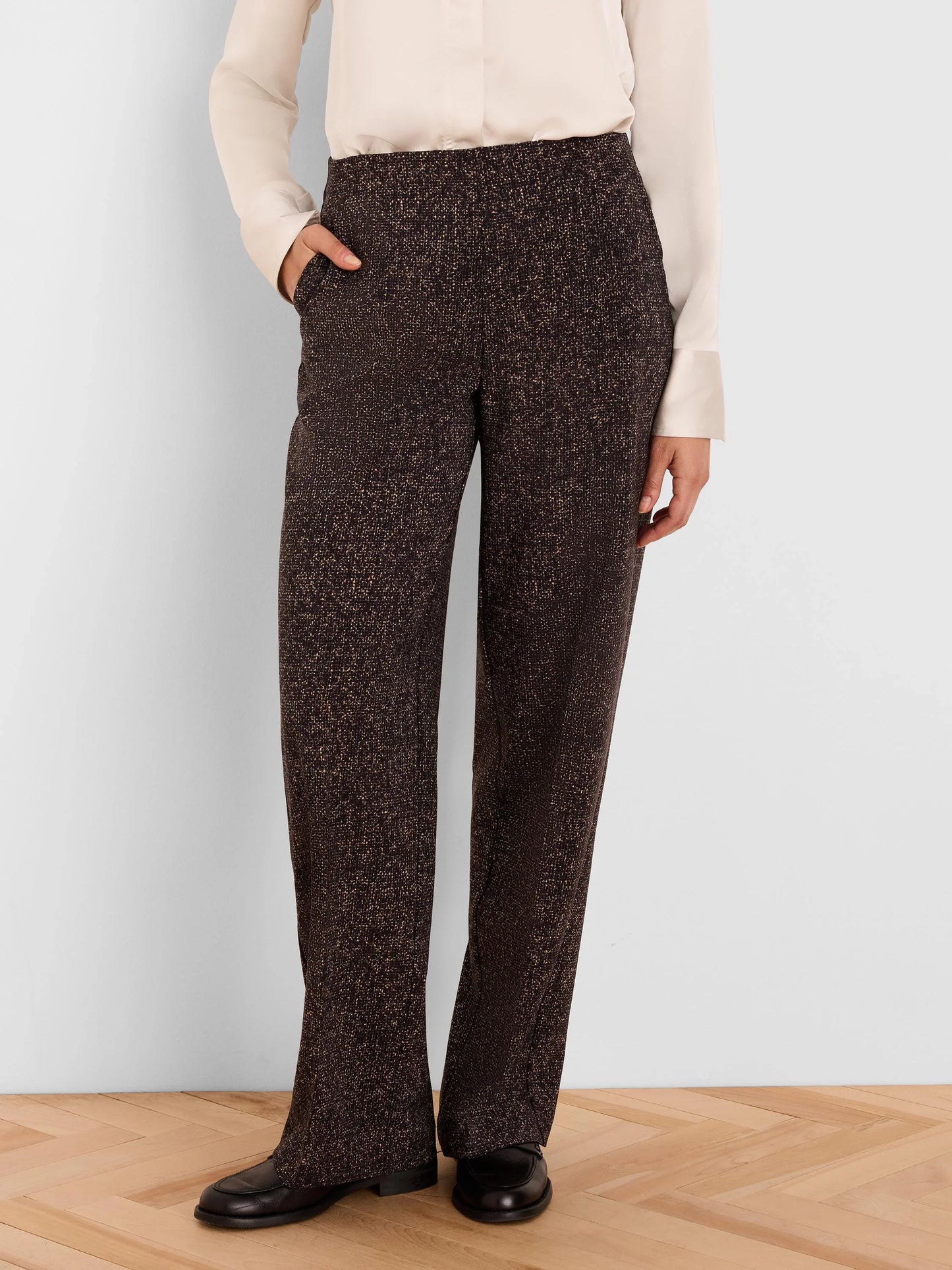 Lenox Wide Print Pants - Black Multi