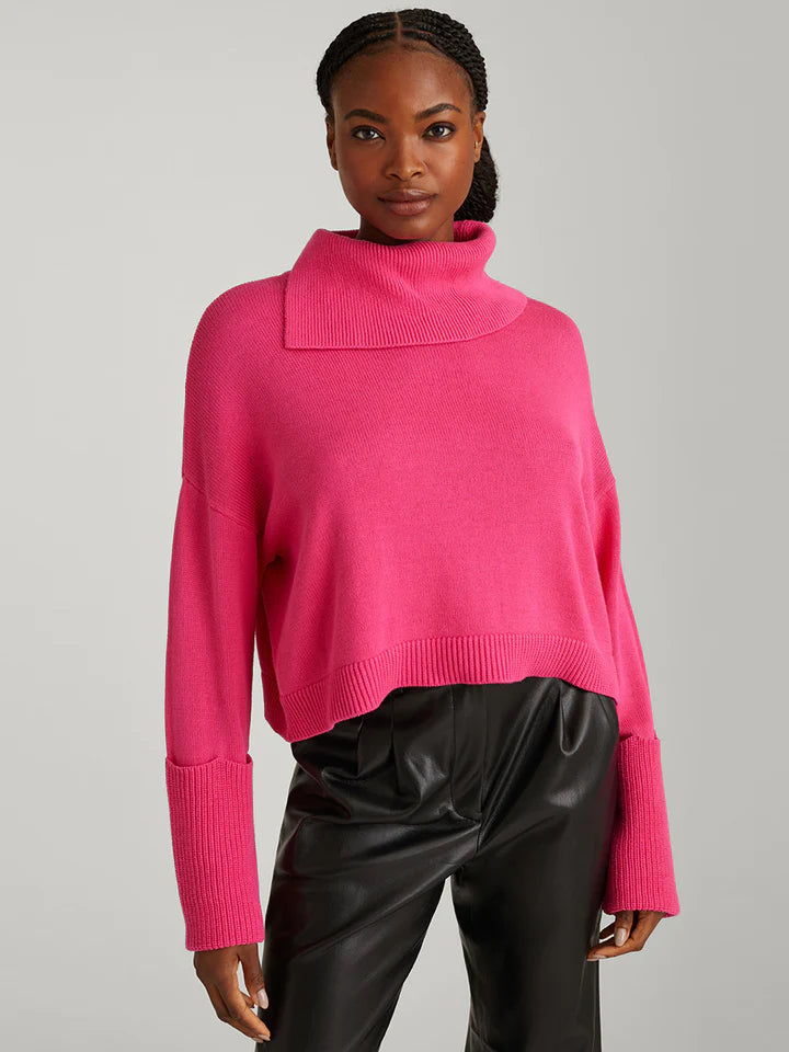 Fuchsia pink turtleneck online