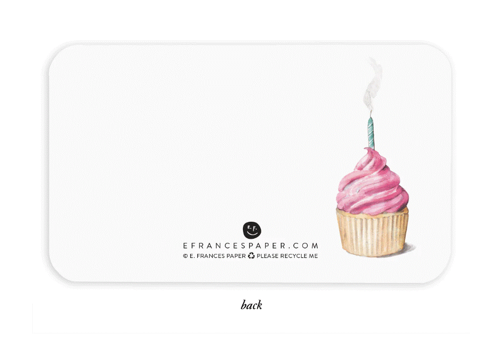Pink Cupcake Little Notes